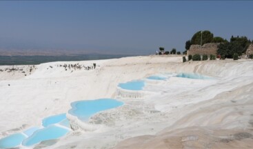 Pamukkale’yi 11 ayda 1,9 milyon kişi gezdi