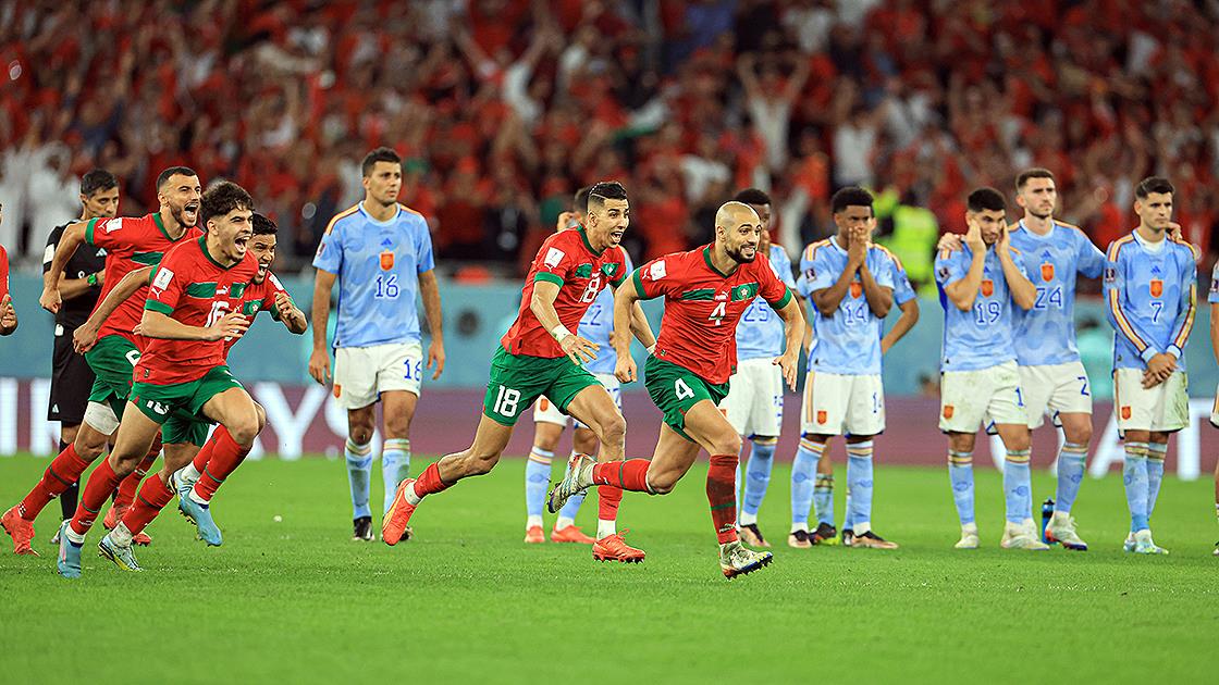 Fas, Dünya Kupası tarihinde ilk kez çeyrek finalde