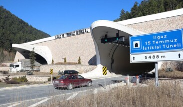 Ilgaz Dağı’na yapılan tünel sürücülere büyük kolaylık sağlıyor