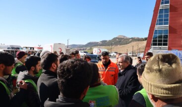 Başkan Beyazgül Komşu İl Adıyaman’ı Yalnız Bırakmadı