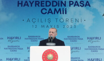 Cumhurbaşkanı Erdoğan, Barbaros Hayrettin Paşa Camii’nin açılışını gerçekleştirdi