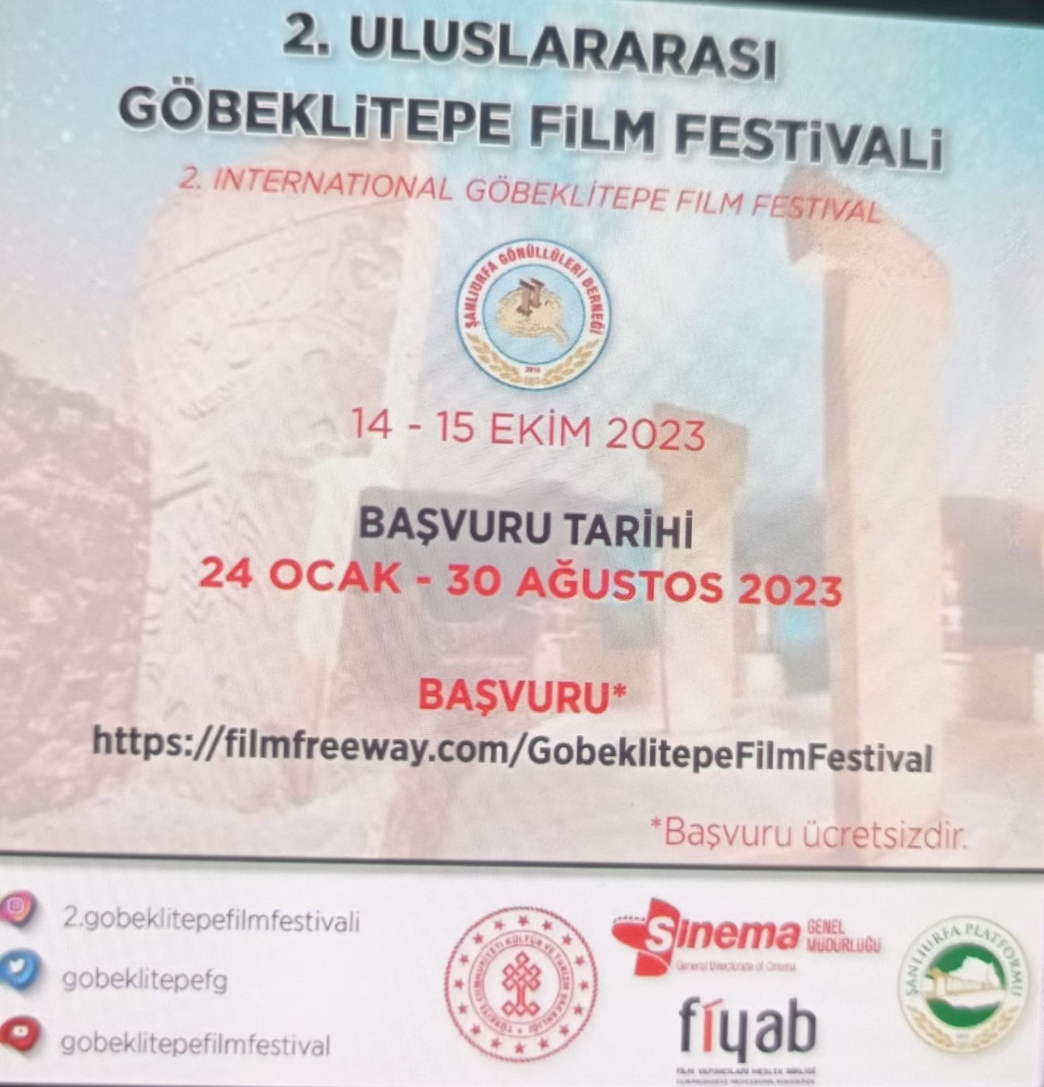 2.GÖBEKLİTEPE FİLM FESTİVALİ
