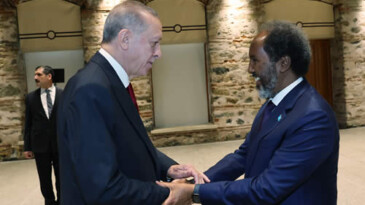 Cumhurbaşkanı Erdoğan, Somali Cumhurbaşkanı Mahmud ile görüştü