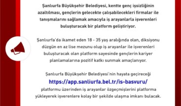 Büyükşehir’den İş Arayanlarla İşverenleri Buluşturacak Platform