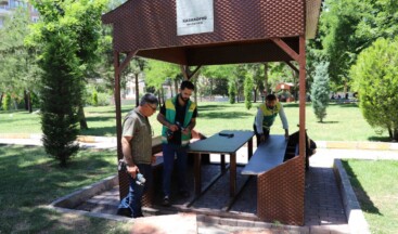 KARAKÖPRÜ’DE YEŞİL ALANLAR VATANDAŞLAR İÇİN YENİLENİYOR