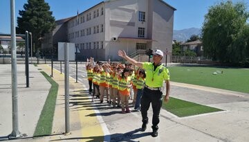 Çocuk Trafik Eğitim Parkı İle Eğlenerek Trafik Eğitiminin Temelleri Atıldı