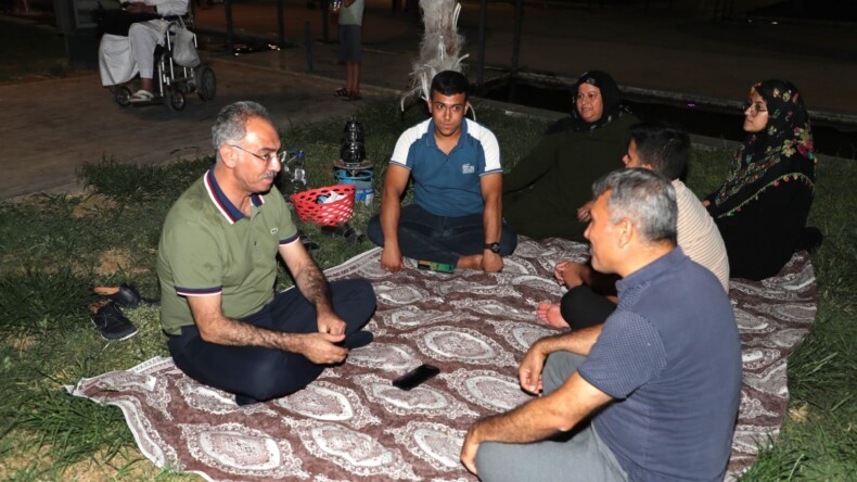 Başkan Mehmet Kuş Eyyübiye Millet Bahçesinde Halkla Buluştu