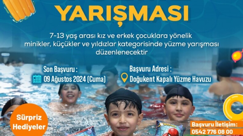 KARAKÖPRÜ’DE ÇOCUKLAR ARASI YÜZME YARIŞMASI DÜZENLENECEK