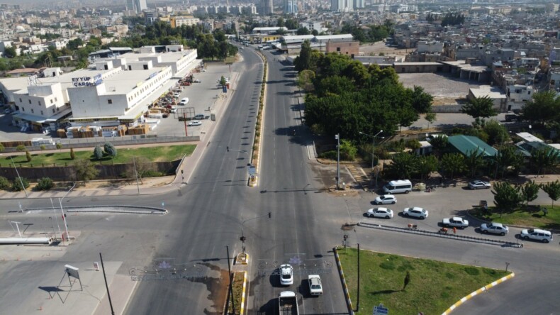 Büyükşehir’den Fidancılar Caddesinde Kavşak Düzenlemesi