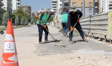 KARAKÖPRÜ’DE ALTYAPI SONRASI YOLLAR YENİLENİYOR