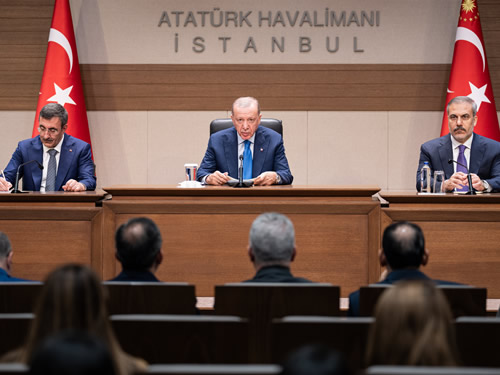 “Bölgemizin büyük bir felakete sürüklenmemesi için İsrail üzerindeki baskıların artırılması gerekiyor”