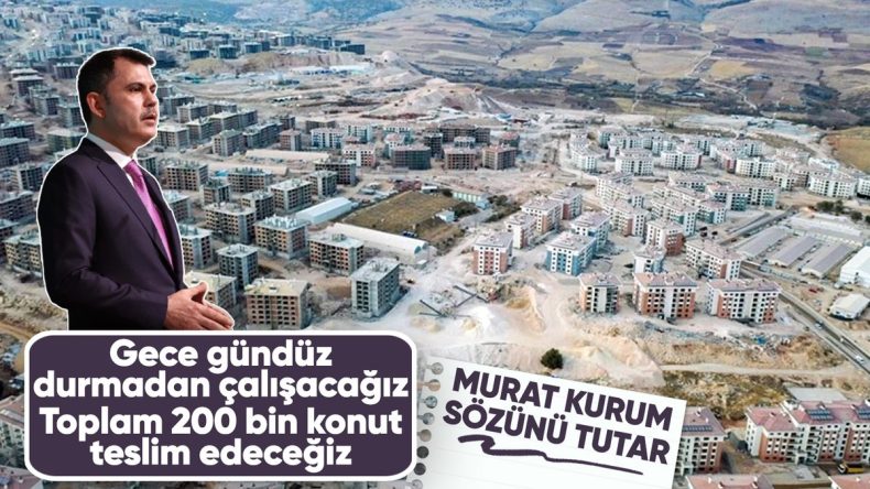 2025 biterken evine girmeyen tek bir vatandaşımız kalmayacak