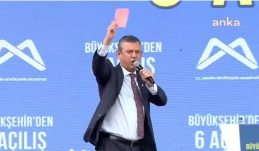 ÖZEL, “İKTİDARA KIRMIZI KART GÖSTERİYORUZ”