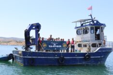 ÇEKEREK BARAJI'NDA JANDARMADAN ANLAMLI MESAJ "KADINA EL KALKMAZ"